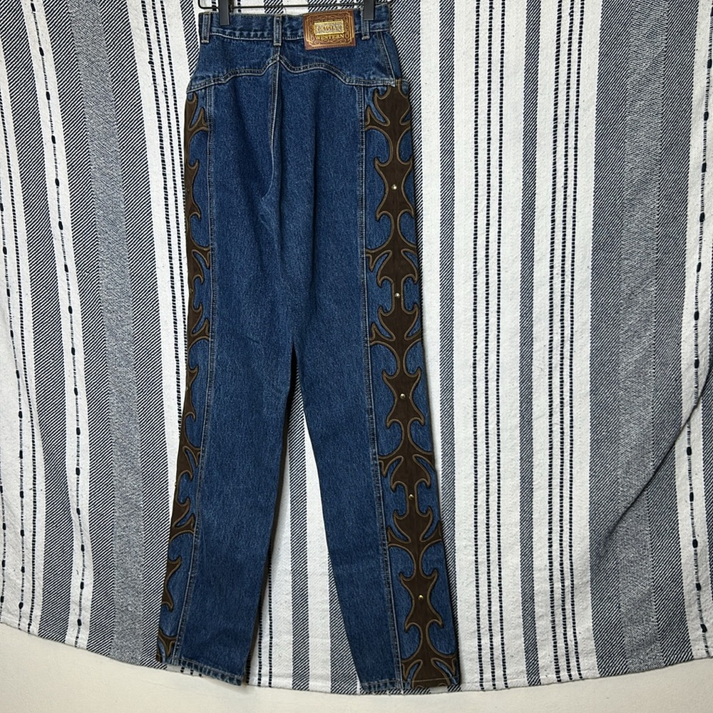 Vintage Lawman Western Denim Jeans - Picture 3 of 4